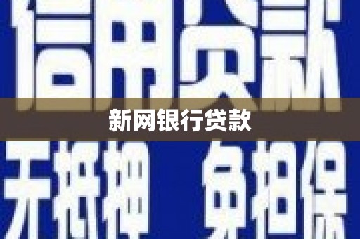 长岛新网银行贷款