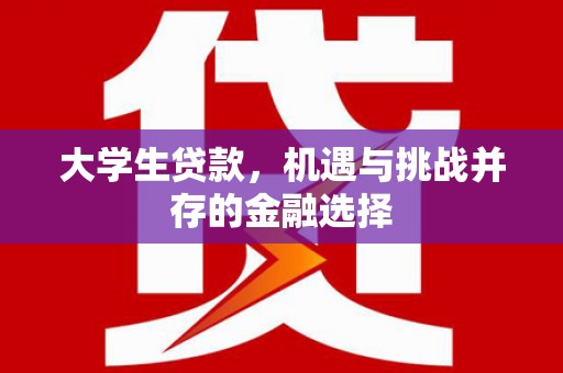 长岛大学生贷款，机遇与挑战并存的金融选择