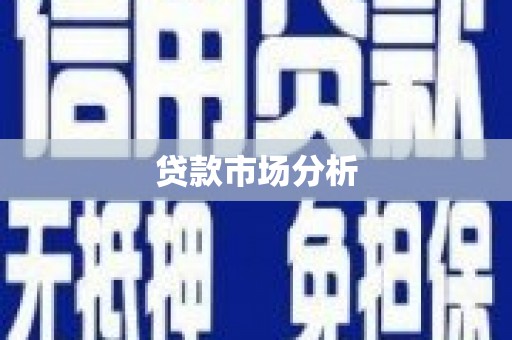 长岛贷款市场分析