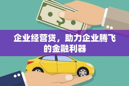 长岛企业经营贷，助力企业腾飞的金融利器