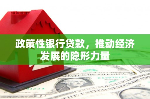 长岛政策性银行贷款，推动经济发展的隐形力量