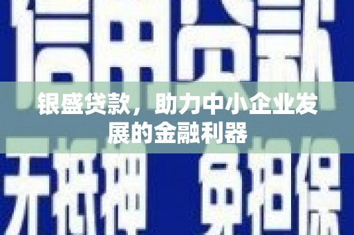 长岛银盛贷款，助力中小企业发展的金融利器