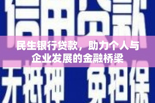 长岛民生银行贷款，助力个人与企业发展的金融桥梁