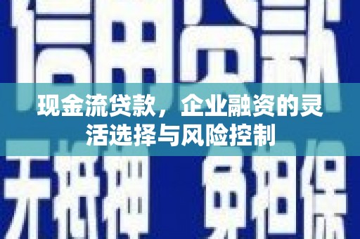 长岛现金流贷款，企业融资的灵活选择与风险控制