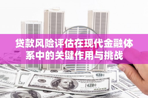 长岛贷款风险评估在现代金融体系中的关键作用与挑战