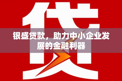 长岛银盛贷款，助力中小企业发展的金融利器