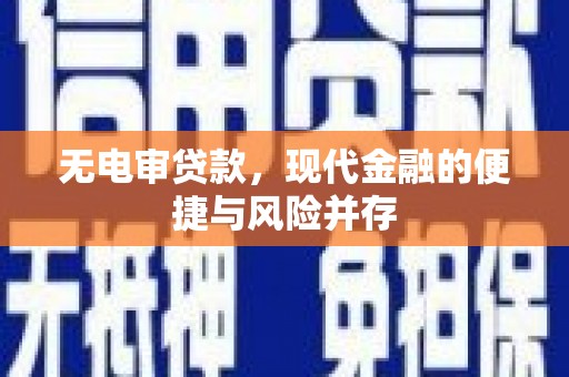 长岛无电审贷款，现代金融的便捷与风险并存