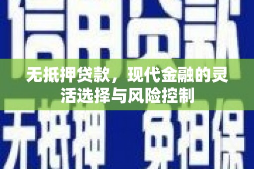 长岛无抵押贷款，现代金融的灵活选择与风险控制