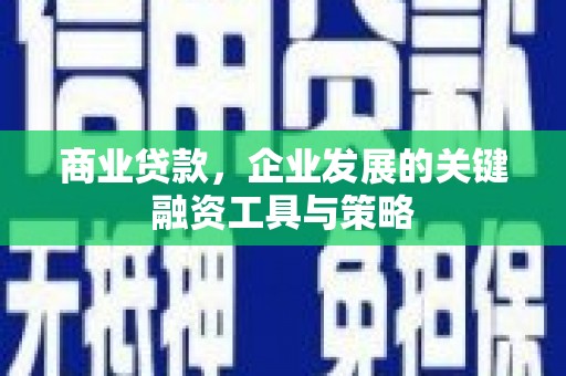 长岛商业贷款，企业发展的关键融资工具与策略
