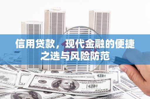 长岛信用贷款，现代金融的便捷之选与风险防范