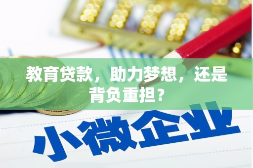 长岛教育贷款，助力梦想，还是背负重担？