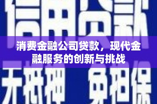 长岛消费金融公司贷款，现代金融服务的创新与挑战