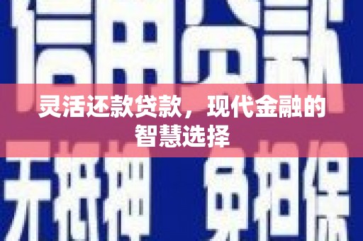 长岛灵活还款贷款，现代金融的智慧选择