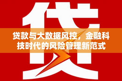长岛贷款与大数据风控，金融科技时代的风险管理新范式