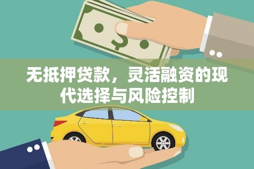 长岛无抵押贷款，灵活融资的现代选择与风险控制