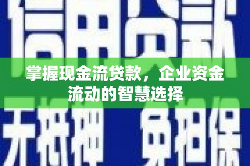 长岛掌握现金流贷款，企业资金流动的智慧选择