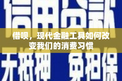长岛借呗，现代金融工具如何改变我们的消费习惯