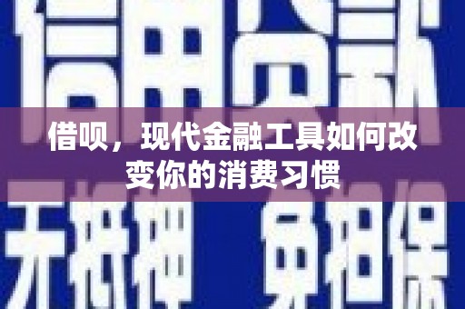 长岛借呗，现代金融工具如何改变你的消费习惯