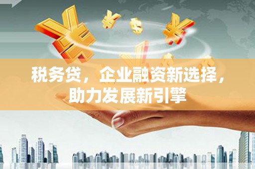 长岛税务贷，企业融资新选择，助力发展新引擎