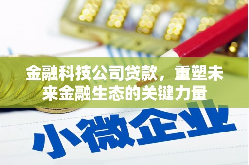 长岛金融科技公司贷款，重塑未来金融生态的关键力量