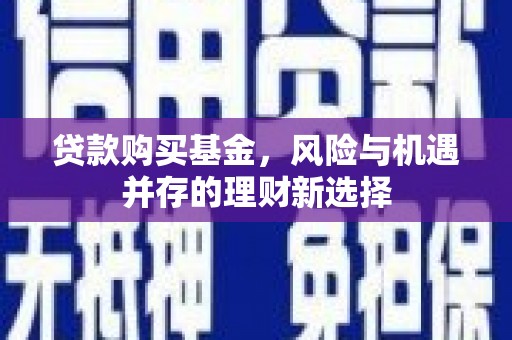 长岛贷款购买基金，风险与机遇并存的理财新选择