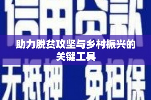 长岛助力脱贫攻坚与乡村振兴的关键工具