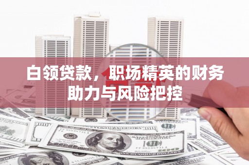 长岛白领贷款，职场精英的财务助力与风险把控